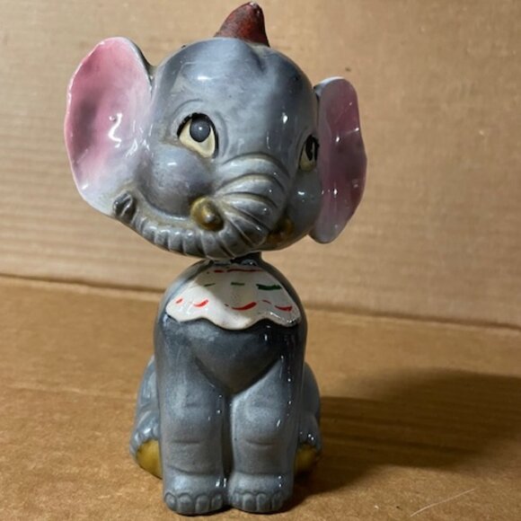 Vintage Nodder Bobblehead Elephant 1950's - Picture 2 of 13